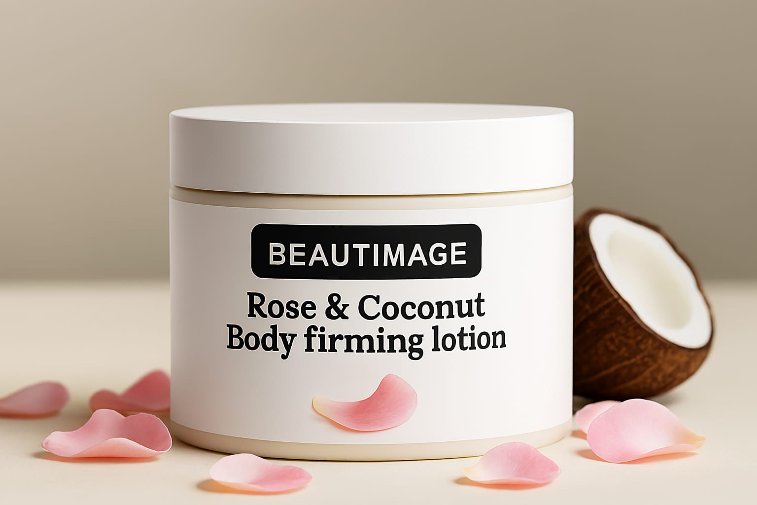 Rose and Coconut Body Firming Lotion